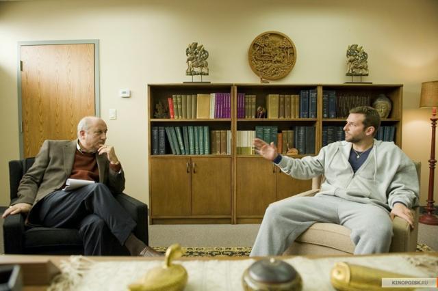 A still from the 2012 American film Silver Linings Playbook. Actor Bradley Cooper ( right) plays a man with bipolar disorder in the movie A still from the 2012 American film Silver Linings Playbook. Actor Bradley Cooper ( right) plays a man with bipolar disorder in the movie