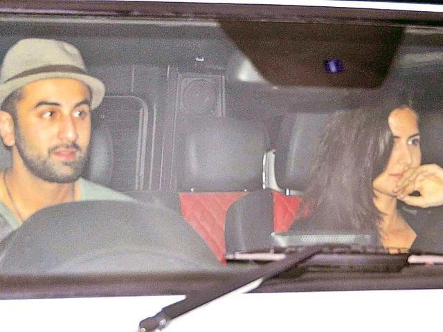 Ranbir Kapoor with Katrina Kaif seen together in 2014. (Yogen Shah)