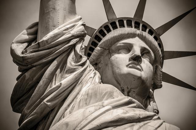 The celebrated statue, designed by sculptor Auguste Bartholdi, was inaugurated on Liberty Island in 1886. (Shutterstock) The celebrated statue, designed by sculptor Auguste Bartholdi, was inaugurated on Liberty Island in 1886. (Shutterstock)