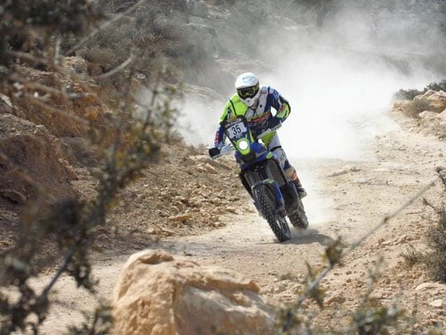 KP Aravind, riding for Sherco-TVS rally team, was making his FIM Cross Country Rally World Championship debut at the OiLibya Rally Morocco . The former Raid de Himalaya champion consistently finished within the top-30 in all the five legs of the October 3-5 rally, completing it in 26th position on Friday. Aravind now has his eyes set on the Dakar Rally next year, and plans to make a memorable debut at the famed event in South America. (Sherco-TVS rally) KP Aravind, riding for Sherco-TVS rally team, was making his FIM Cross Country Rally World Championship debut at the OiLibya Rally Morocco . The former Raid de Himalaya champion consistently finished within the top-30 in all the five legs of the October 3-5 rally, completing it in 26th position on Friday. Aravind now has his eyes set on the Dakar Rally next year, and plans to make a memorable debut at the famed event in South America. (Sherco-TVS rally)
