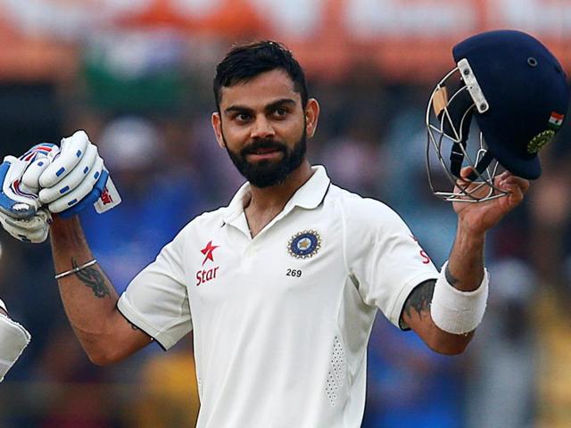 Virat Kohli was at his flowing best, busy playing strokes of exquisite timing, without a hint of being in any haste or being troubled by bouts of impatience.(REUTERS)