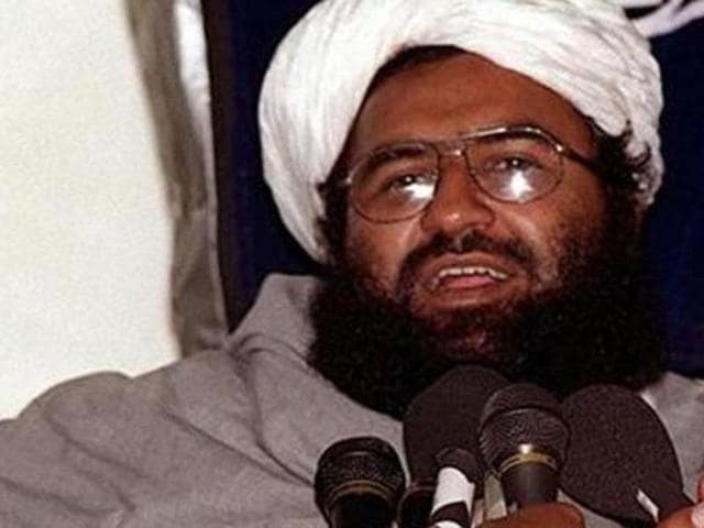 In this file photo taken on February 4, 2000 Maulana Masood Azhar, head of Jaish-e-Mohammed, addresses a press conference in Karachi.(AFP)