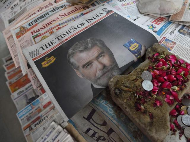 Brosnan may have earned a million dollars for a day’s work.(AFP) Brosnan may have earned a million dollars for a day’s work.(AFP)