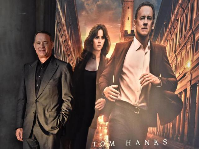 US actor Tom Hanks poses during the photocall for his latest movie Inferno at Florence's Palazzo Vecchio, Central Italy. Inferno, starring Tom Hanks, Felicity Jones, Omar Sy and Irrfan Khan is due out on October 14. (AP) US actor Tom Hanks poses during the photocall for his latest movie Inferno at Florence's Palazzo Vecchio, Central Italy. Inferno, starring Tom Hanks, Felicity Jones, Omar Sy and Irrfan Khan is due out on October 14. (AP)