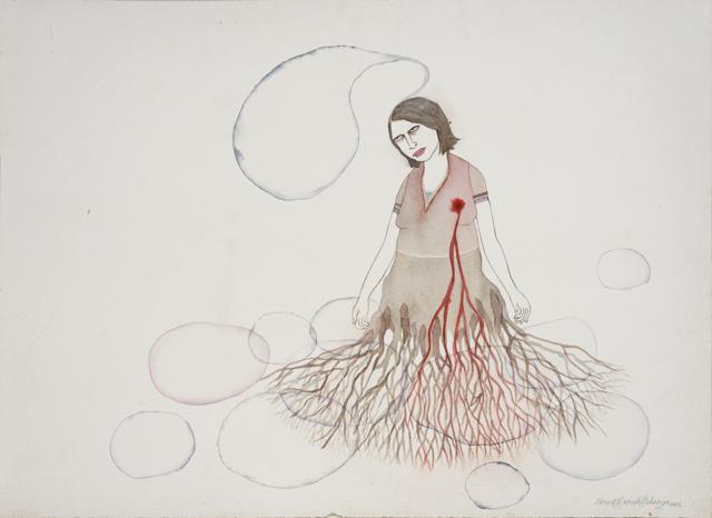A painting by artist Dhruvi Acharya. A painting by artist Dhruvi Acharya.