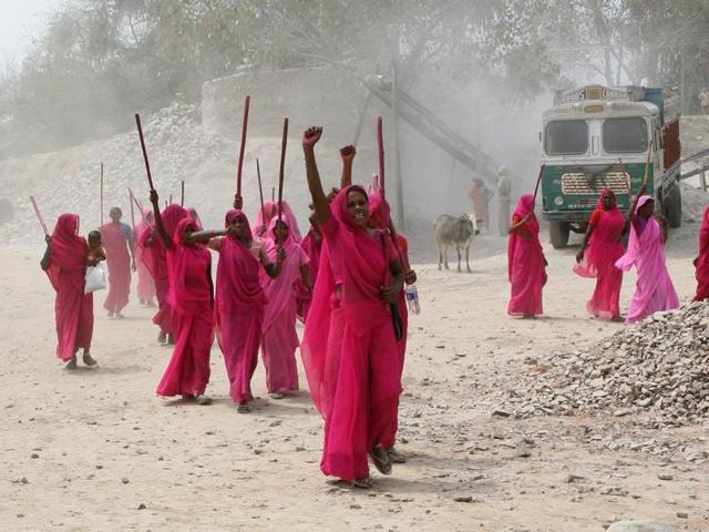 A still from the documentary Gulabi Gang, which will be screened at Peace Builders International Film Festival. A still from the documentary Gulabi Gang, which will be screened at Peace Builders International Film Festival.