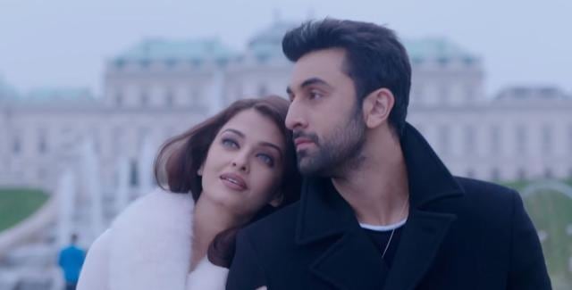 Aishwarya Rai and Ranbir Kapoor in Ae Dil Hai Mushkil.