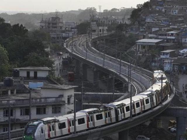 The finance ministry agreed to become a guarantor for the Mumbai Trans Harbour Link.(HT File Photo)