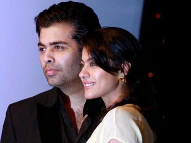 Karan has often said that he considers Kajol as his lucky mascot and the two share a great camaraderie. The filmmaker and Ajay have never been friends.(AFP) Karan has often said that he considers Kajol as his lucky mascot and the two share a great camaraderie. The filmmaker and Ajay have never been friends.(AFP)