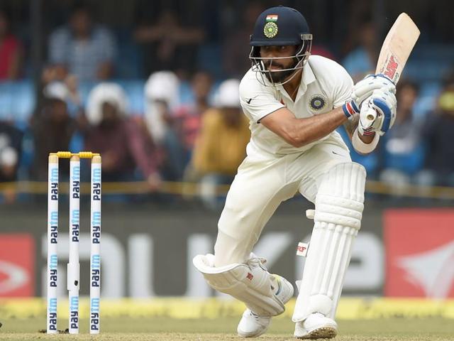 IVirat Kohli plays a shot. (AFP) 