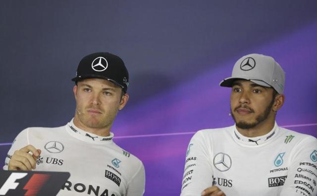 Mercedes had initially protested against an aggressive move from Red Bull’s Max Verstappen that prevented Lewis Hamilton from snatching second place in a thrilling tussle at Suzuka. (REUTERS) Mercedes had initially protested against an aggressive move from Red Bull’s Max Verstappen that prevented Lewis Hamilton from snatching second place in a thrilling tussle at Suzuka. (REUTERS)