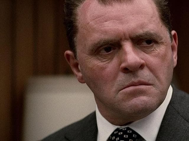 Anthony Hopkins played Richard Nixon in Oliver Stone’s biopic. Anthony Hopkins played Richard Nixon in Oliver Stone’s biopic.