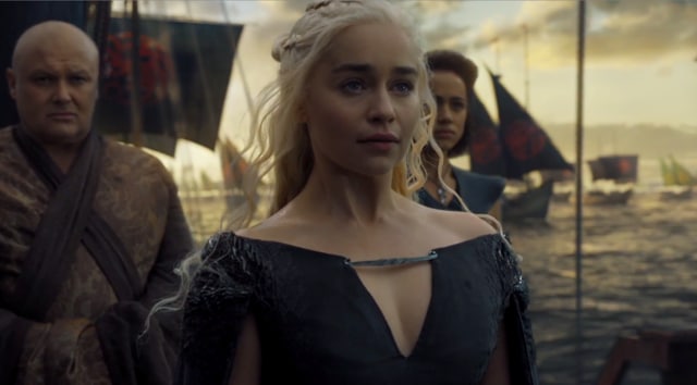 Daenery’s leaves for Westeros. Daenery’s leaves for Westeros.