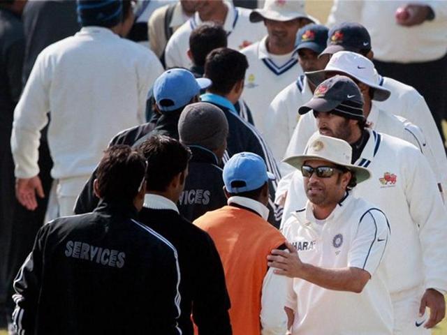 Services have struggled for consistency in the national championship, reaching the finals twice and the semifinals three years ago, where they lost to a Mumbai team starring Sachin Tendulkar. (PTI) Services have struggled for consistency in the national championship, reaching the finals twice and the semifinals three years ago, where they lost to a Mumbai team starring Sachin Tendulkar. (PTI)