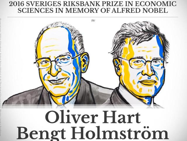 UK-born Oliver Hart and Finland-born Bengt Holmstrom have won the 2016 Nobel Economics Prize for their contributions to contract theory. (Twitter) UK-born Oliver Hart and Finland-born Bengt Holmstrom have won the 2016 Nobel Economics Prize for their contributions to contract theory. (Twitter)