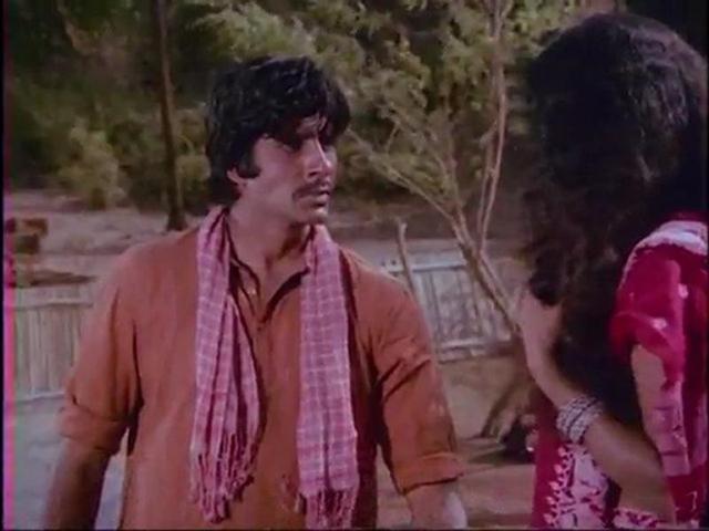 He started with small films and low key roles, still he stood out. This is a still from Saudagar (1973). He started with small films and low key roles, still he stood out. This is a still from Saudagar (1973).