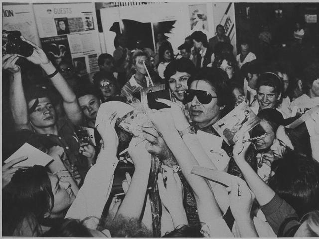 Amitabh Bachchan with his fans. (HT Archives) Amitabh Bachchan with his fans. (HT Archives)