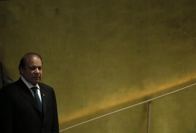 Prime Minister Nawaz Sharif of Pakistan waits to address the United Nations General Assembly in the Manhattan borough of New York. (Reuters File Photo) Prime Minister Nawaz Sharif of Pakistan waits to address the United Nations General Assembly in the Manhattan borough of New York. (Reuters File Photo)