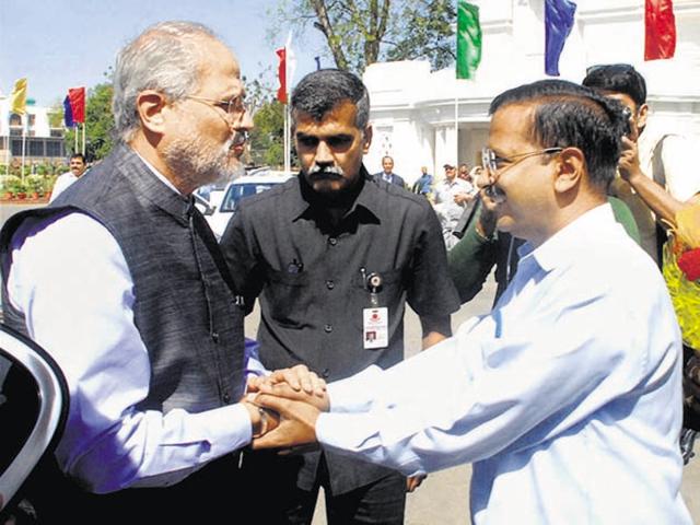 The panel’s report comes at a time when Delhi CM Arvind Kejriwal has had several run-ins with LG Najeeb Jung.(PTI Photo)