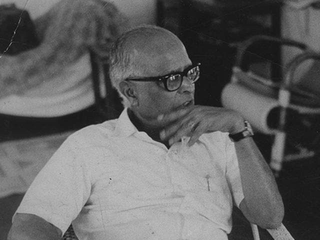 From left: Rukmini Srinivas, RK Narayan and sociologist MN Srinivas at Peralta Avenue, Berkeley (Rukmini Srinivas) From left: Rukmini Srinivas, RK Narayan and sociologist MN Srinivas at Peralta Avenue, Berkeley (Rukmini Srinivas)