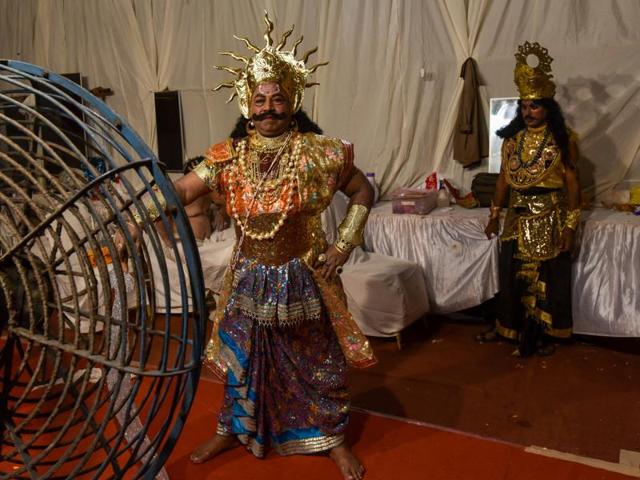 Time to cool down before turning on the heat on the stage. (Kunal Patil/HT photo)