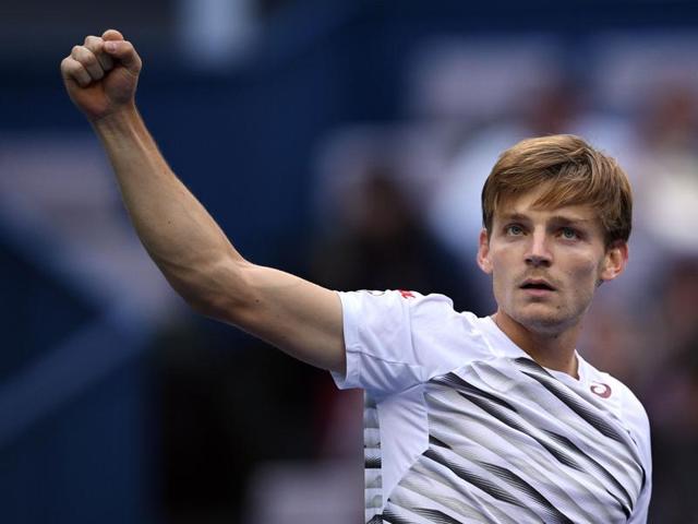 Goffin won the three-set match in two hours, 18 minutes. (AFP) Goffin won the three-set match in two hours, 18 minutes. (AFP)