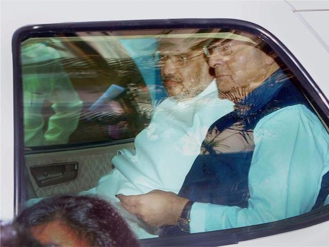 Finance minister Arun Jaitley and BJP president Amit Shah leave Apollo hospital, where AIADMK Supremo and Tamil Nadu chief minister J Jayalalithaa is admitted. (PTI) Finance minister Arun Jaitley and BJP president Amit Shah leave Apollo hospital, where AIADMK Supremo and Tamil Nadu chief minister J Jayalalithaa is admitted. (PTI)