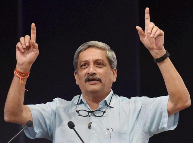 Defence minister Manohar Parrikar addresses an event Mumbai. (PTI Photo) Defence minister Manohar Parrikar addresses an event Mumbai. (PTI Photo)