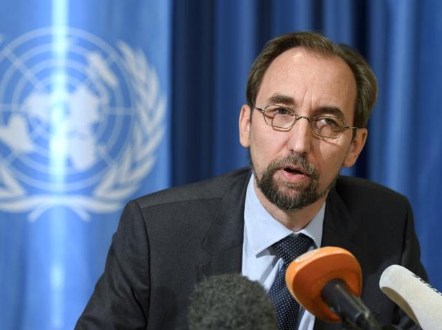 Zeid Ra’ad al-Hussein says some comments by the Republican nominee are “deeply unsettling and disturbing to me,” particularly on torture and about “vulnerable communities.”(AP Photo)