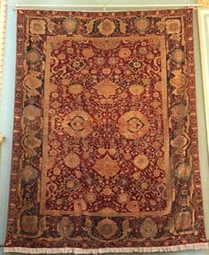 The replica of the carpet from Bijapur. (Photo: Satish Bate/HT) The replica of the carpet from Bijapur. (Photo: Satish Bate/HT)