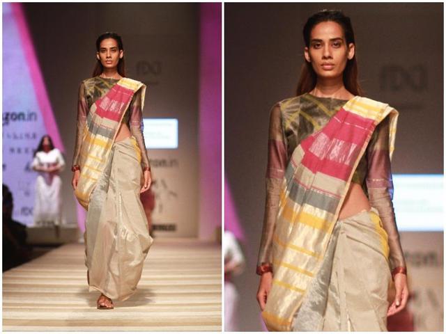Gaurav Jai Gupta’s version of Road to Chanderi. (Waseem Gashroo/HT Photo)