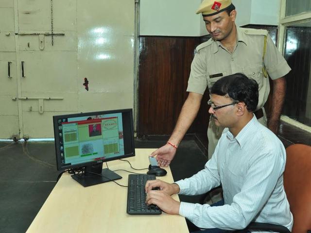 Rohit Pagare developed a complex software for tracking and managing staff in the prison.(Leena Dhankhar/HT Photo)
