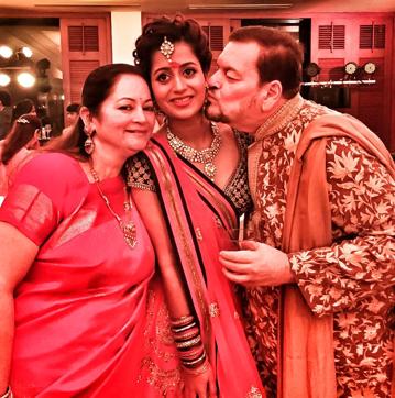 Rukmini Sahay with Neil’s parents Nishi and Nitin Mukesh. Rukmini Sahay with Neil’s parents Nishi and Nitin Mukesh.