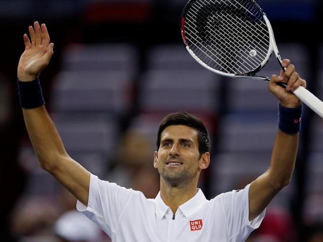 Djokovic weathered 12 aces and 28 winners from Pospisil before completing the 79-minute victory. (REUTERS) Djokovic weathered 12 aces and 28 winners from Pospisil before completing the 79-minute victory. (REUTERS)