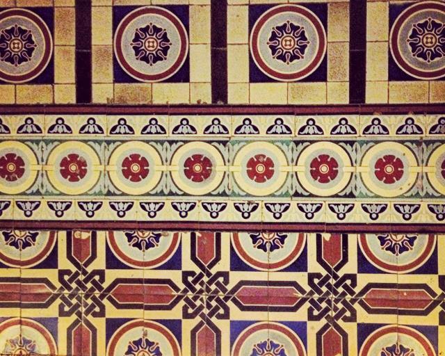 Minton tiles used on the first floor of the museum. (Photo: Ruta Waghmare)