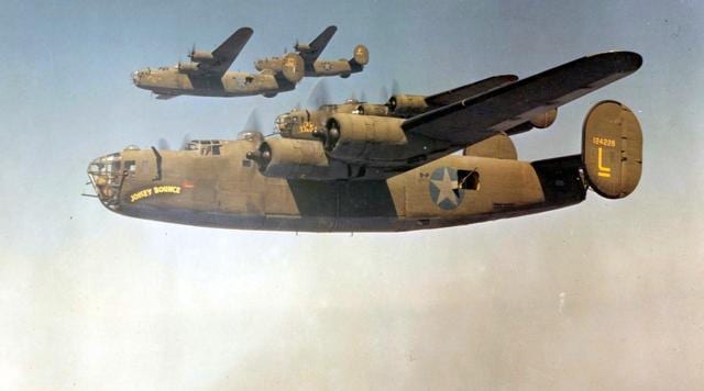 File photo of a B-24 Liberator. File photo of a B-24 Liberator.