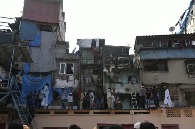 Thursday’s building collapse killed six children, three months after a fire killed nine members of a family in a congested slum at Juhu galli, Andheri (West). (Satish Bate/HT PHOTO)