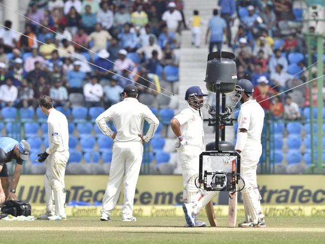 Kanpur’s Green Park, venue of the first Test against New Zealand, is a government property. The association had issues with the administration and the match was the first after a seven-year hiatus(Ajay Aggarwal/HT PHOTO)