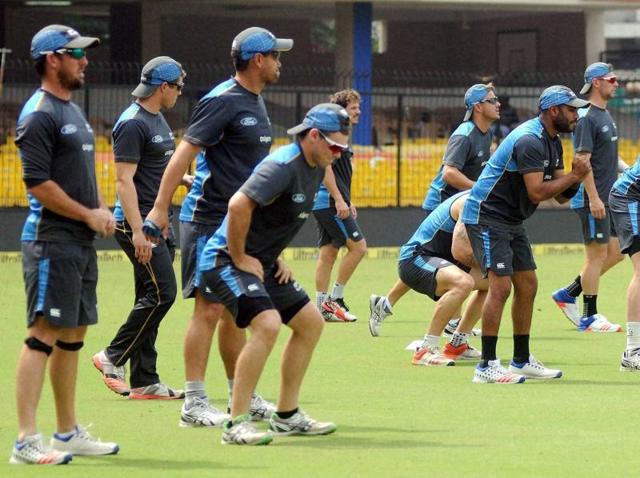 It was in Dharamsala in March that the Kiwis upstaged Australia in the World T20.(PTI) It was in Dharamsala in March that the Kiwis upstaged Australia in the World T20.(PTI)