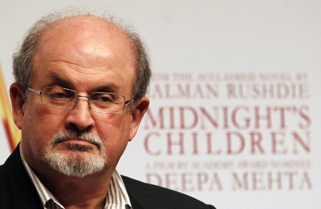 (File) Author Salman Rushdie won the Booker Prize for his book Midnight’s Children. (AP) (File) Author Salman Rushdie won the Booker Prize for his book Midnight’s Children. (AP)