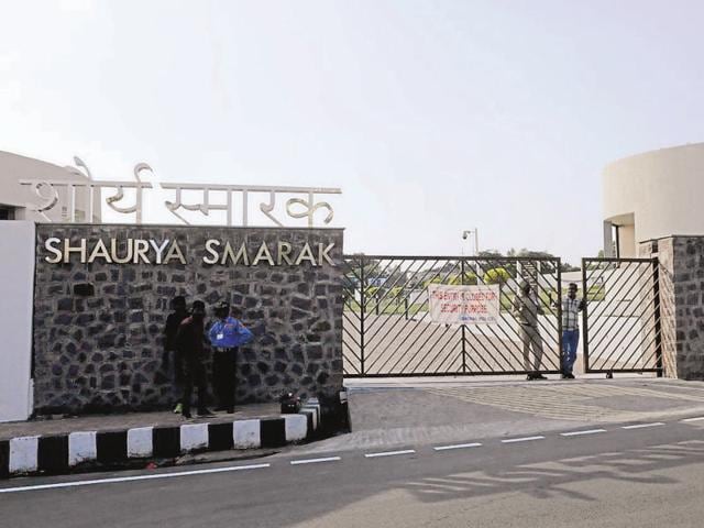 The open air theatre at the Shaurya Smarak .(Mujeeb Faruqui/ HT)