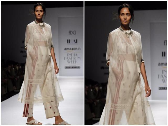 Sheer couldn’t have looked sexier at Ragini Ahuja’s show for IKAI. (Waseem Gashroo/HT Photo) Sheer couldn’t have looked sexier at Ragini Ahuja’s show for IKAI. (Waseem Gashroo/HT Photo)