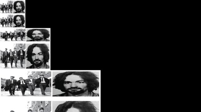 The Beatles (L) and Charles Manson (R) (Source: Wikimedia Commons) The Beatles (L) and Charles Manson (R) (Source: Wikimedia Commons)