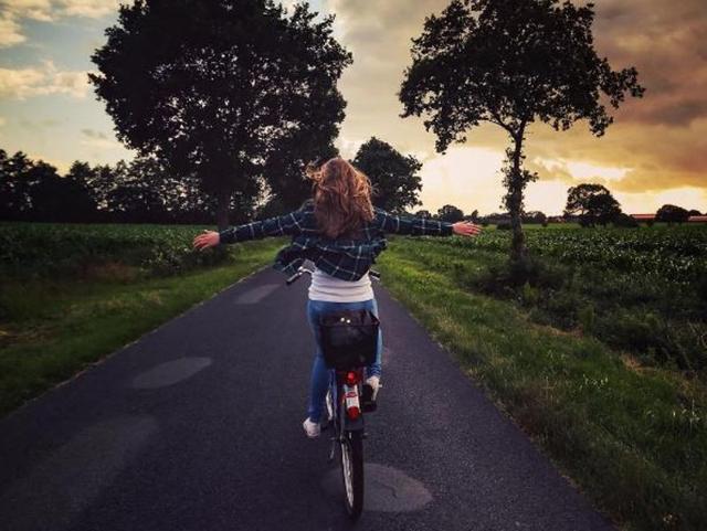 This one is from Grabstede, Niedersachsen, Germany. She loves to ride bikes in her free time. We would too if out neighbourhood looked anything like this. (Instagram/pepesilva_) 