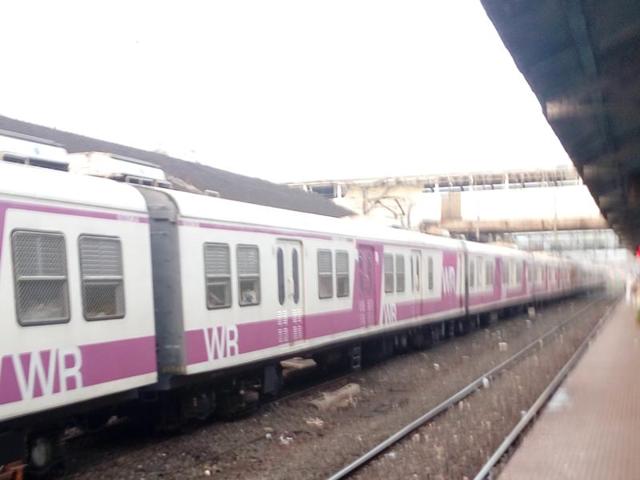 According to railway officials Medha train, the top of speed of which is 110kmph, is as advance as other suburban trains procured for Mumbai suburban under MUTP I and MUTP II projects. (HT Photo) According to railway officials Medha train, the top of speed of which is 110kmph, is as advance as other suburban trains procured for Mumbai suburban under MUTP I and MUTP II projects. (HT Photo)