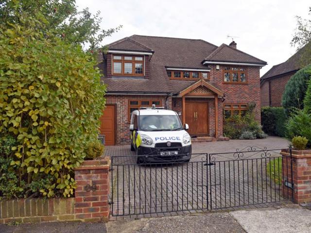 Harcharanjit Matharu, 58, his wife Baldev, 60, and daughters Ranjeeta, 26, and Rupinder, 33, are believed to reside in the one-million-pound home in the upmarket neighbourhood of Gerrards Cross in Buckinghamshire. (Emma Sheppard/INS News Agency Ltd) Harcharanjit Matharu, 58, his wife Baldev, 60, and daughters Ranjeeta, 26, and Rupinder, 33, are believed to reside in the one-million-pound home in the upmarket neighbourhood of Gerrards Cross in Buckinghamshire. (Emma Sheppard/INS News Agency Ltd)