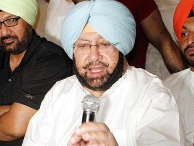 Punjab Congress chief Captain Amarinder Singh (HT File Photo) Punjab Congress chief Captain Amarinder Singh (HT File Photo)