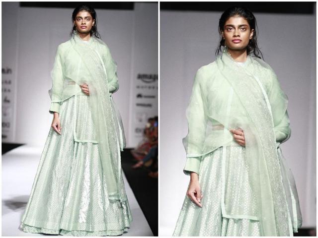 Pastel shades looked prolific at Shalini James’ show.