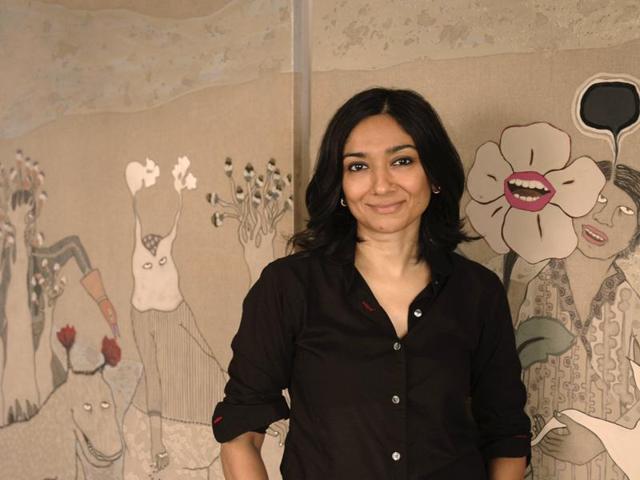 Artist Dhruvi Acharya. Artist Dhruvi Acharya.