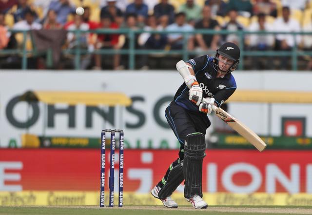 New Zealand's Tom Latham plays a shot. (AP Photo) New Zealand's Tom Latham plays a shot. (AP Photo)